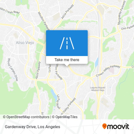Gardenway Drive map