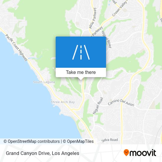 Grand Canyon Drive map