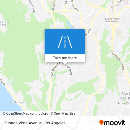 Grande Vista Avenue map