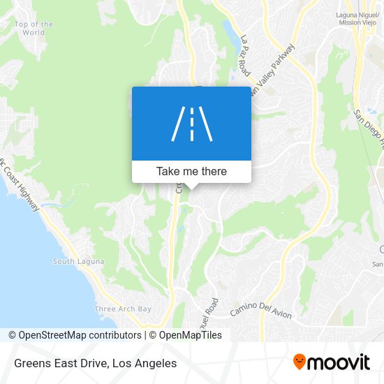 Mapa de Greens East Drive