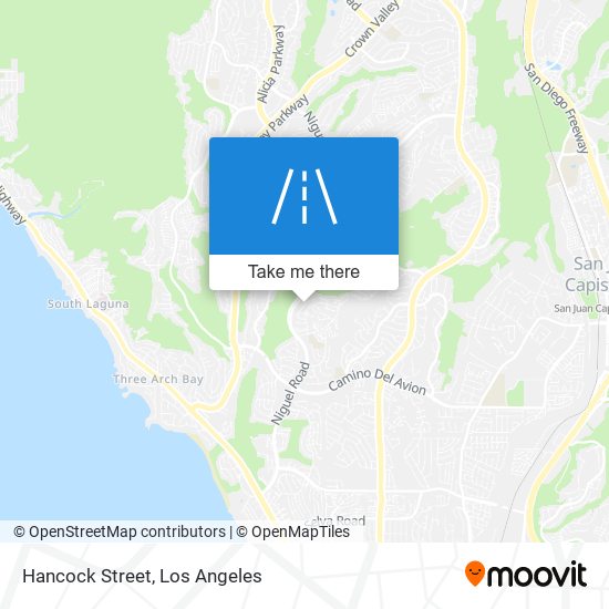 Mapa de Hancock Street