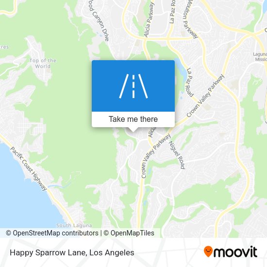 Mapa de Happy Sparrow Lane