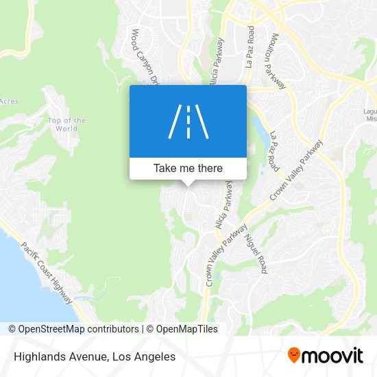 Mapa de Highlands Avenue