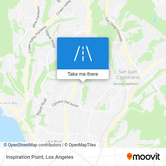 Inspiration Point map