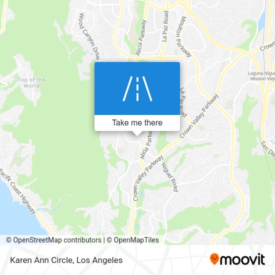 Karen Ann Circle map