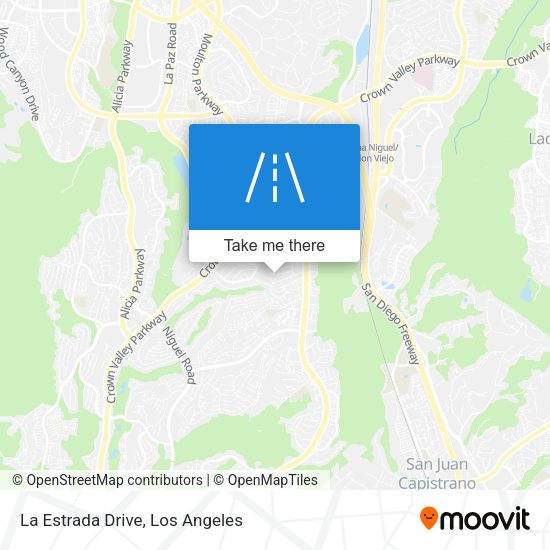 Mapa de La Estrada Drive