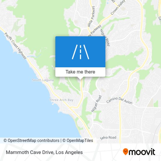 Mammoth Cave Drive map