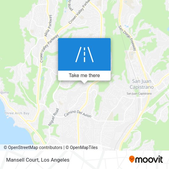 Mapa de Mansell Court