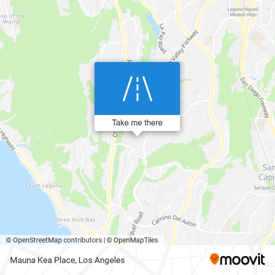 Mauna Kea Place map