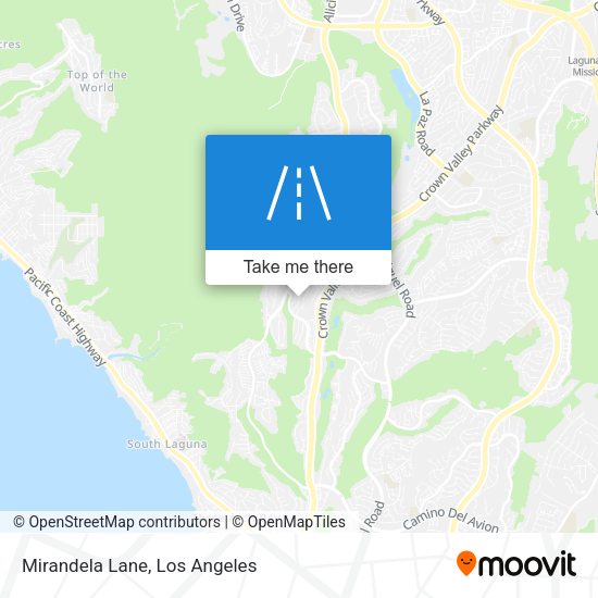 Mapa de Mirandela Lane