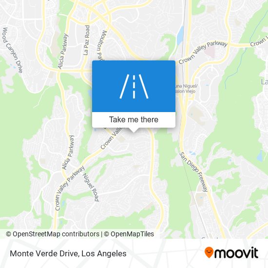 Monte Verde Drive map