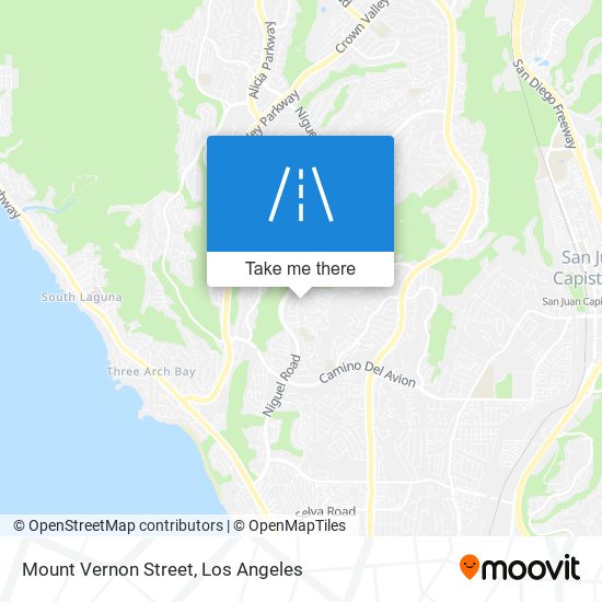 Mount Vernon Street map