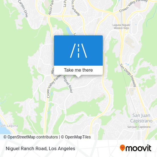 Mapa de Niguel Ranch Road