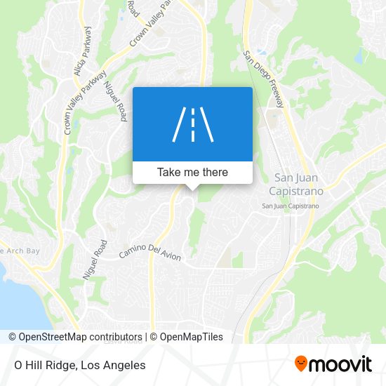 Mapa de O Hill Ridge