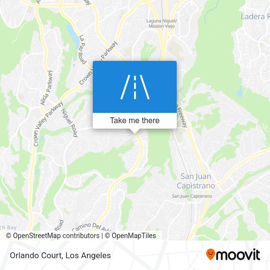 Mapa de Orlando Court