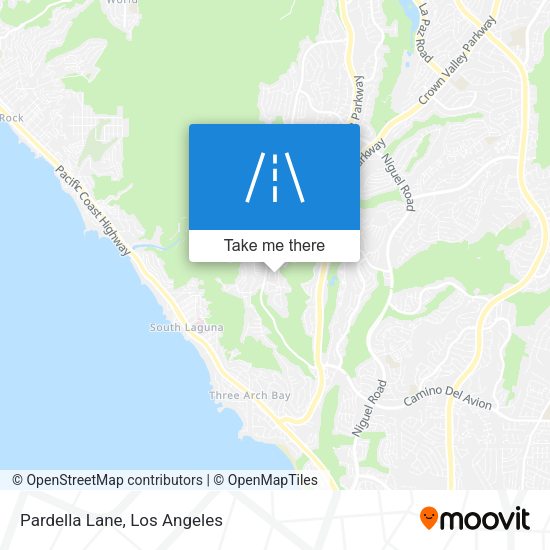 Mapa de Pardella Lane