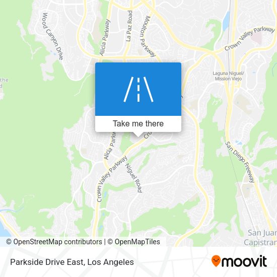 Parkside Drive East map