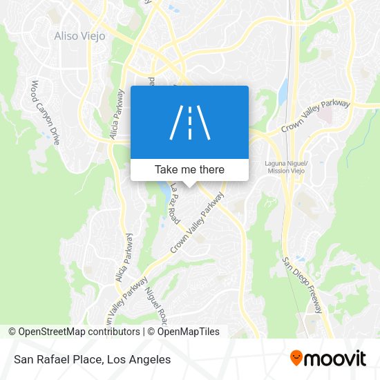 Mapa de San Rafael Place