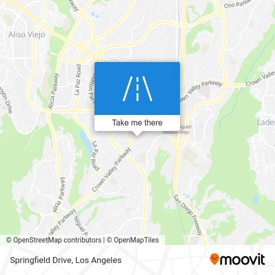 Springfield Drive map