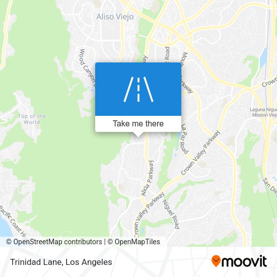 Mapa de Trinidad Lane