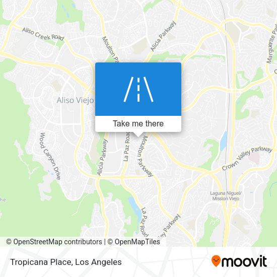 Tropicana Place map