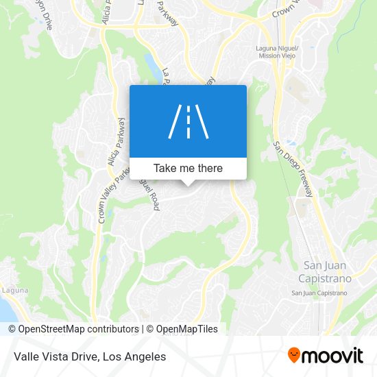 Valle Vista Drive map