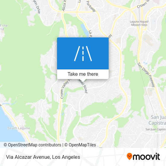 Via Alcazar Avenue map
