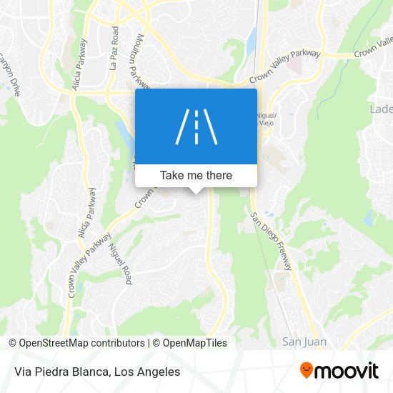 Mapa de Via Piedra Blanca