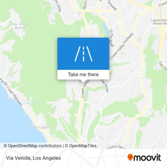 Mapa de Via Venida