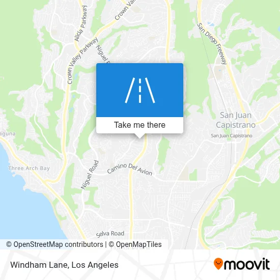 Windham Lane map