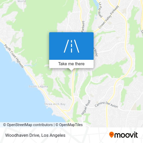 Woodhaven Drive map