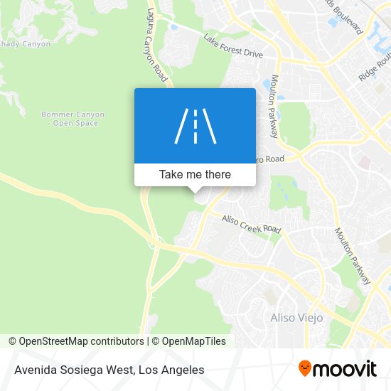 Mapa de Avenida Sosiega West