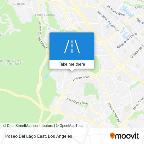 Mapa de Paseo Del Lago East