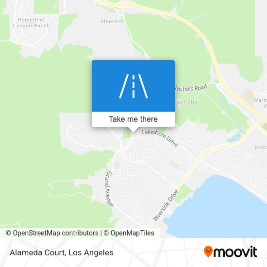 Mapa de Alameda Court