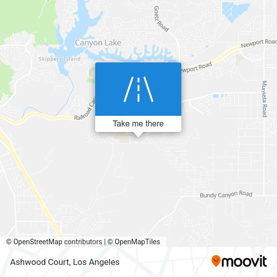 Mapa de Ashwood Court