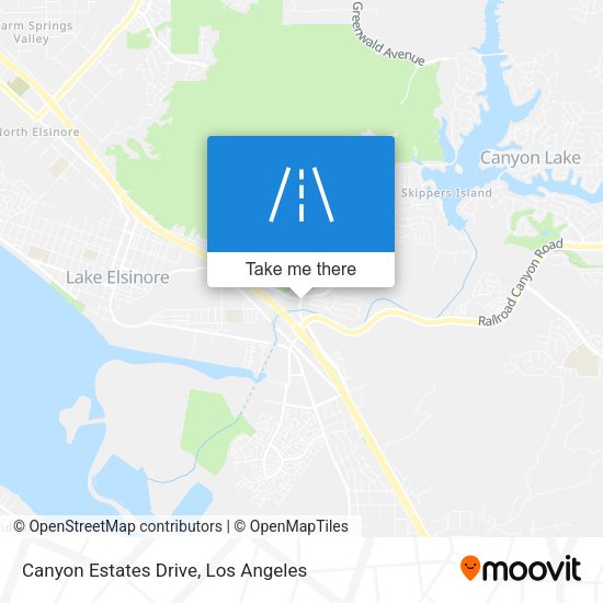 Mapa de Canyon Estates Drive