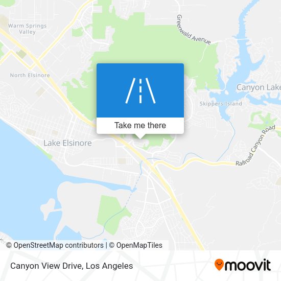 Canyon View Drive map