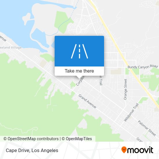 Mapa de Cape Drive