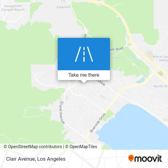 Mapa de Clair Avenue