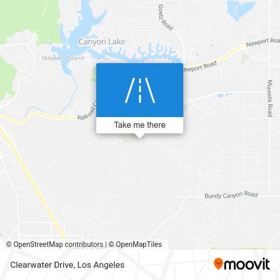 Clearwater Drive map