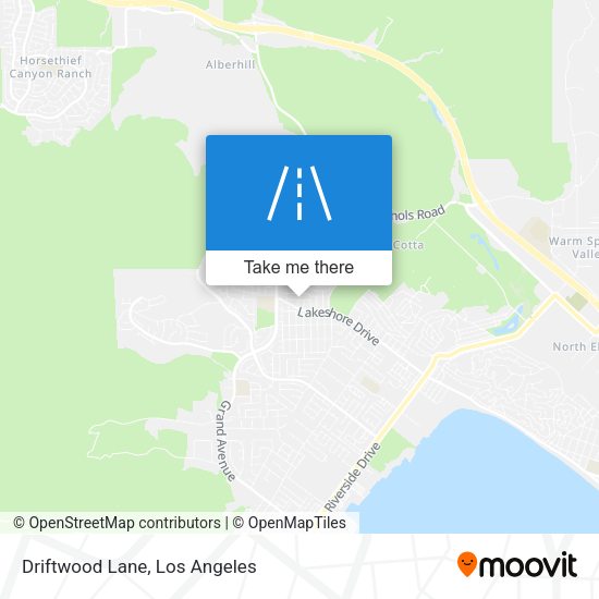 Mapa de Driftwood Lane