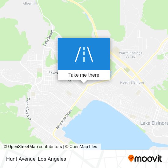 Mapa de Hunt Avenue