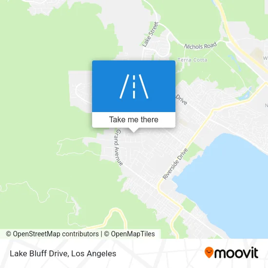 Lake Bluff Drive map