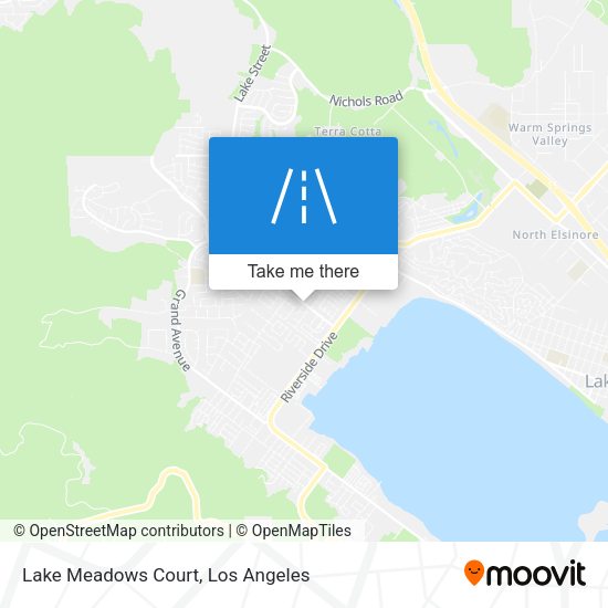 Lake Meadows Court map