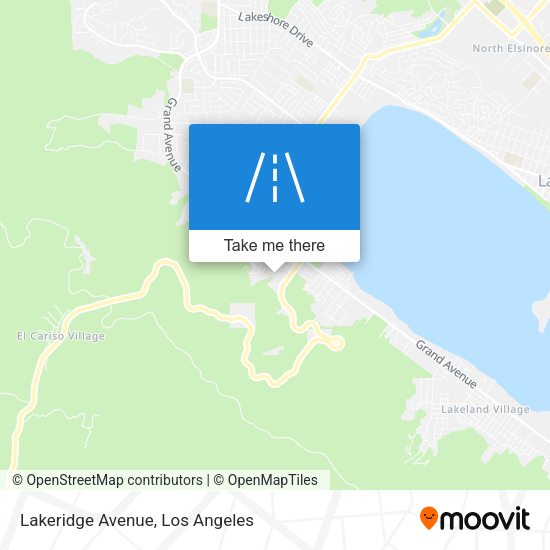 Lakeridge Avenue map