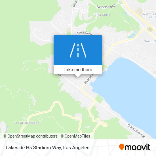 Mapa de Lakeside Hs Stadium Way