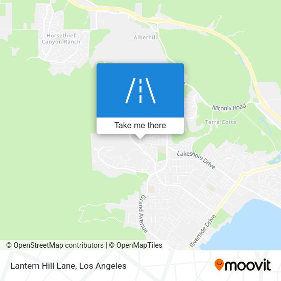 Lantern Hill Lane map