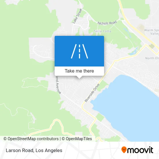 Larson Road map