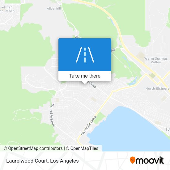 Laurelwood Court map