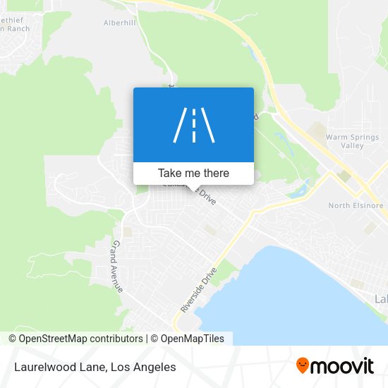 Laurelwood Lane map